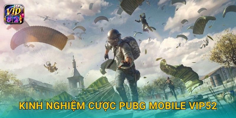 Kinh nghiệm cược PUBG Mobile Vip52